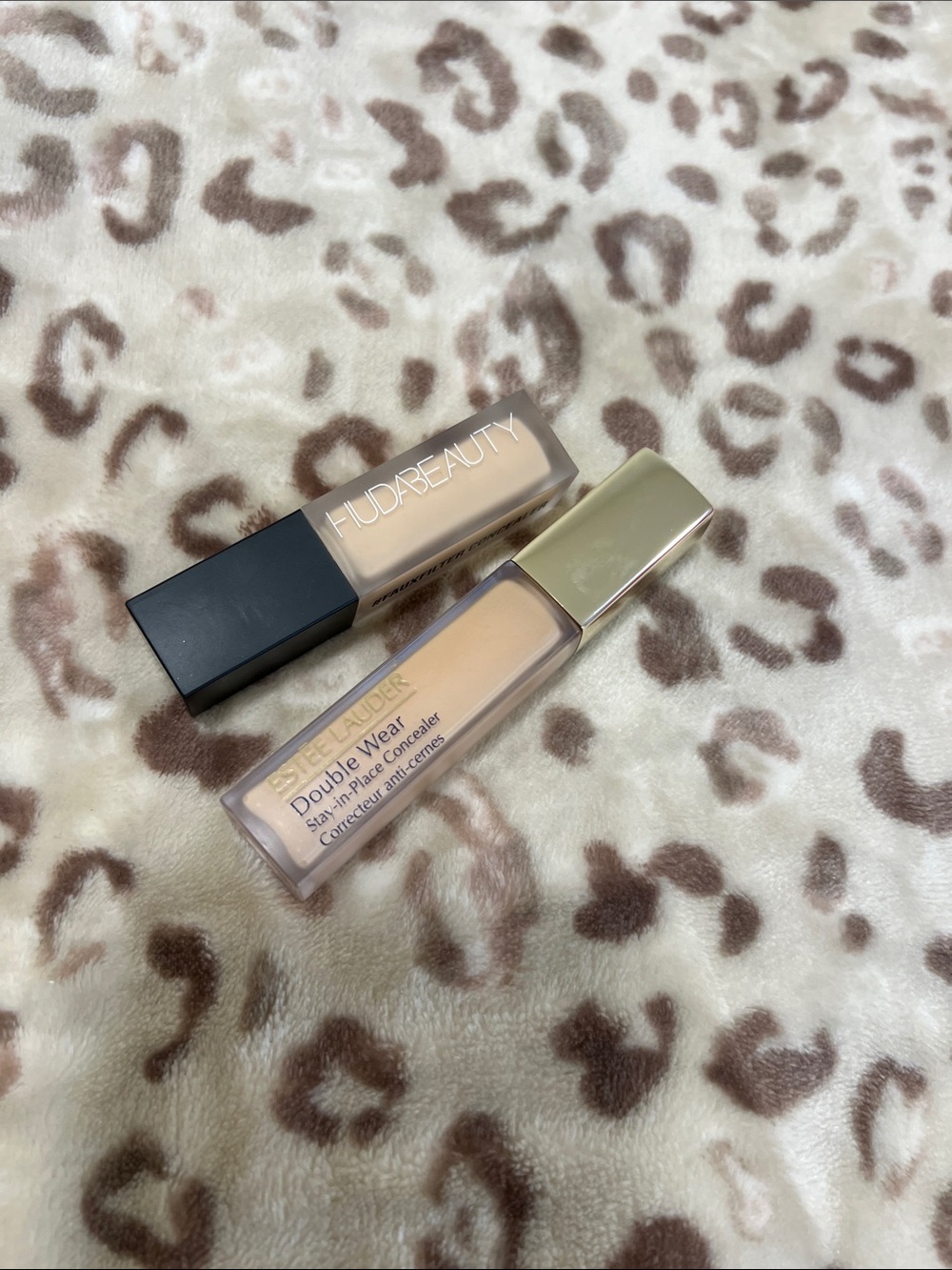 Estée Lauder Double Wear Concealer and Huda Beauty Concealer
